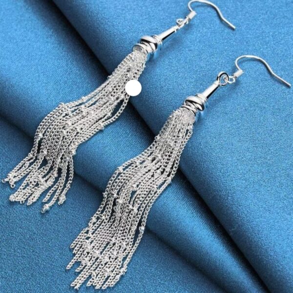 Modern Chain Lightweight Earrings - Image 3