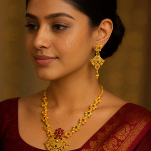 T10515-Gold Necklace Set