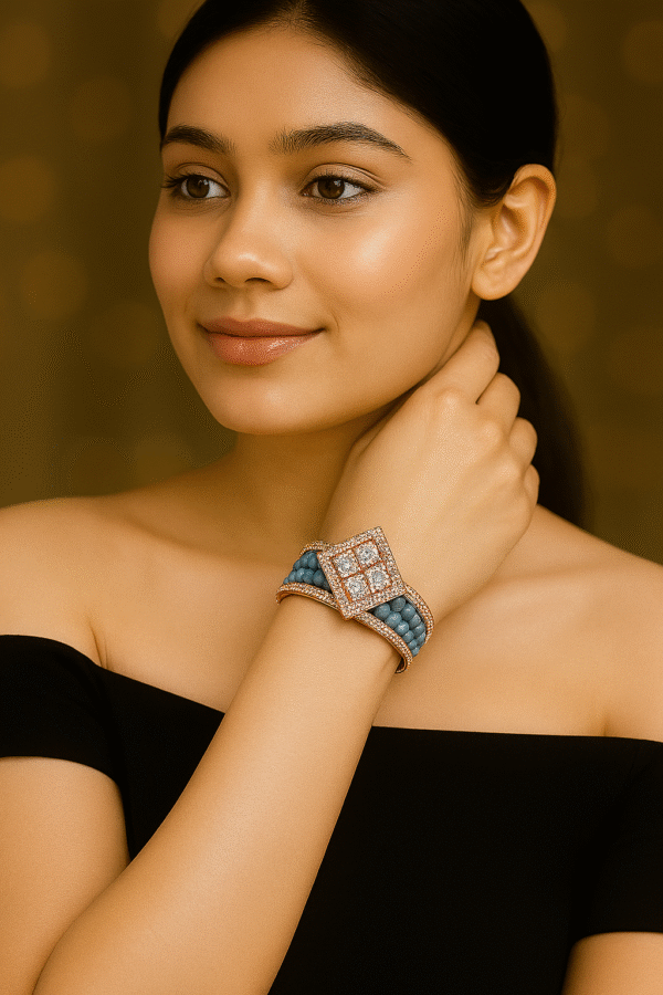 T16002-RoseGold Bracelet, Grey
