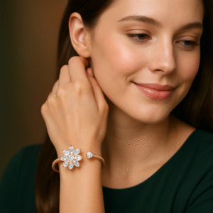 T16005-Free Size Rose Gold Bracelet