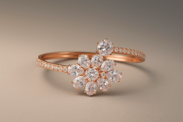 T16005-Free Size Rose Gold Bracelet - Image 2