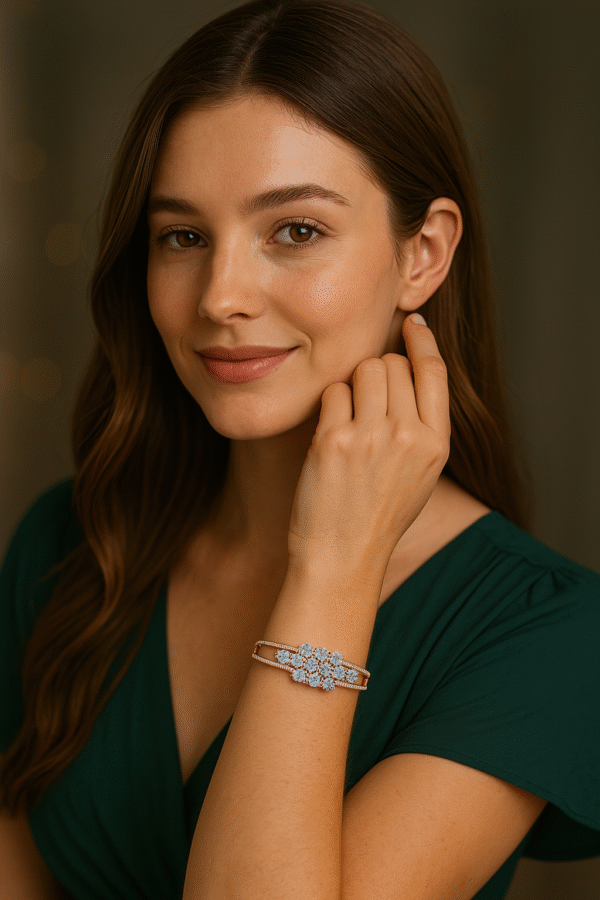 T16006-Free Size Rose Gold Bracelet - Image 2
